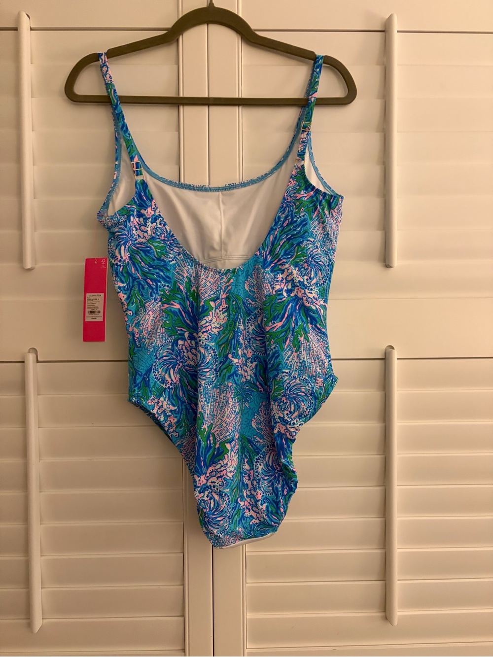 Lilly Pulitzer NWT Brin Size 10 Scoop One Piece Swimsuit - Picture 3 of 4